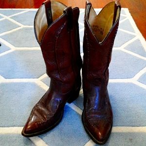 Vintage Stock Show Cowboy Boots size 8D